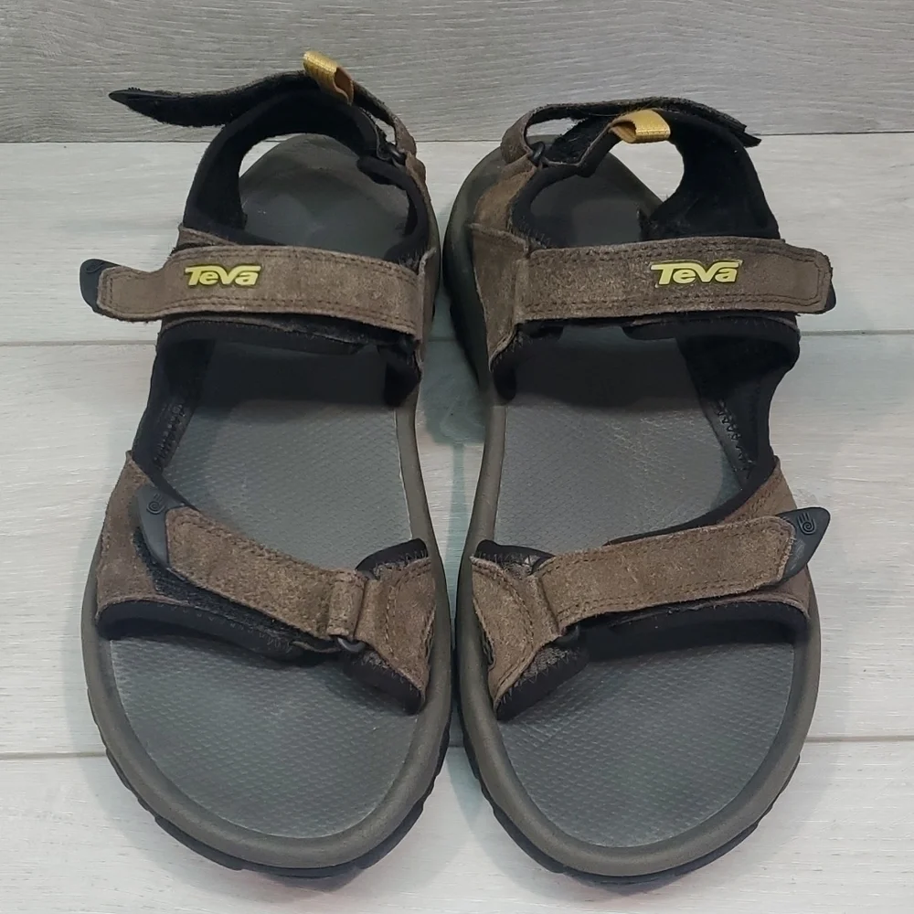 Teva Mens Katavi Walnut 4144 Outdoor Hiking Comfort Sandals shoes sz 12